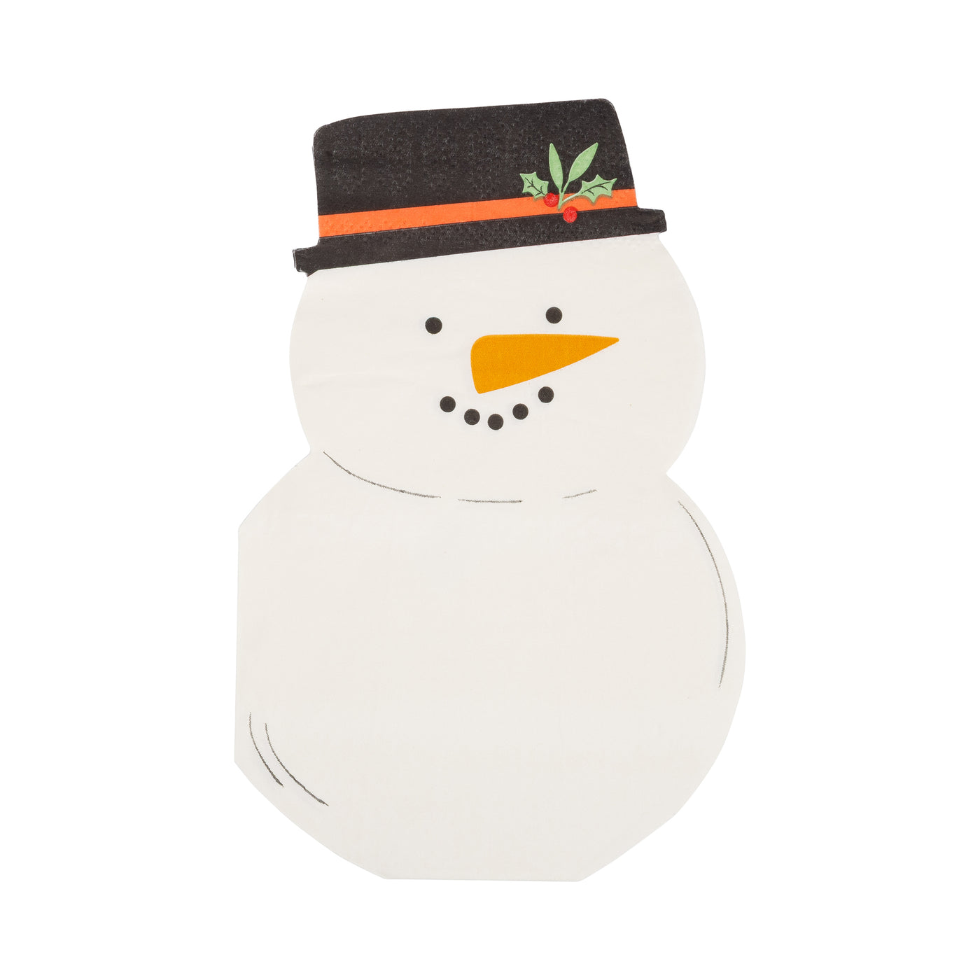 PLNP1667 - Snowman Shaped Guest Napkin