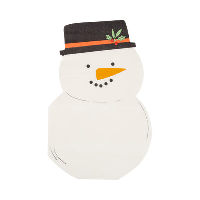 PLNP1667 - Snowman Shaped Guest Napkin