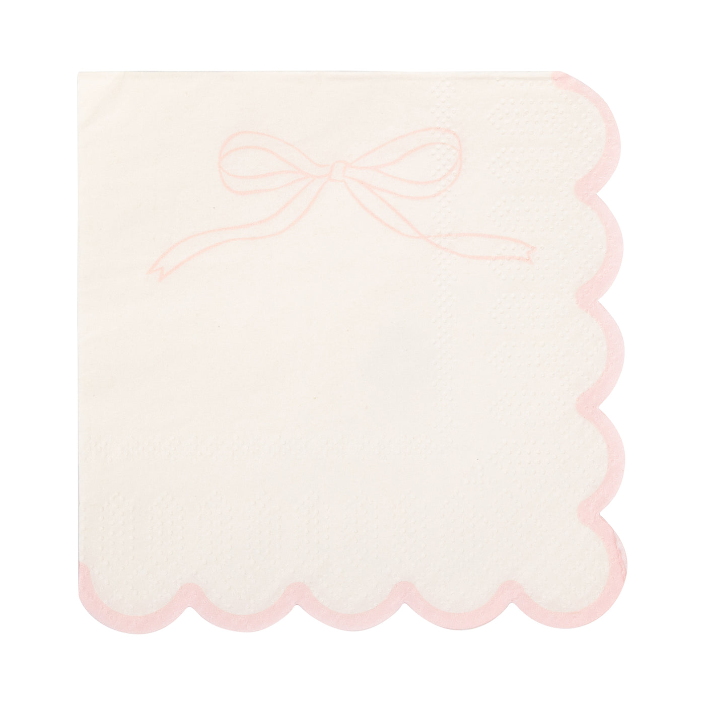 PLNP1736 - Pink Dainty Bows Cocktail Napkin