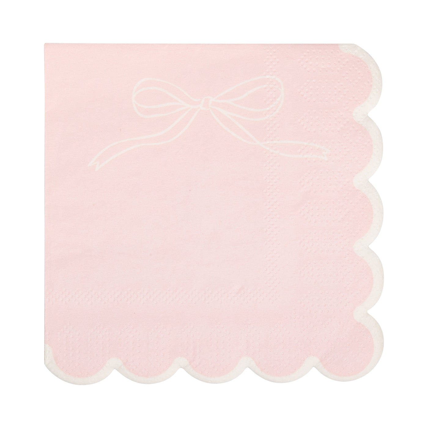 PLNP1736 - Pink Dainty Bows Cocktail Napkin