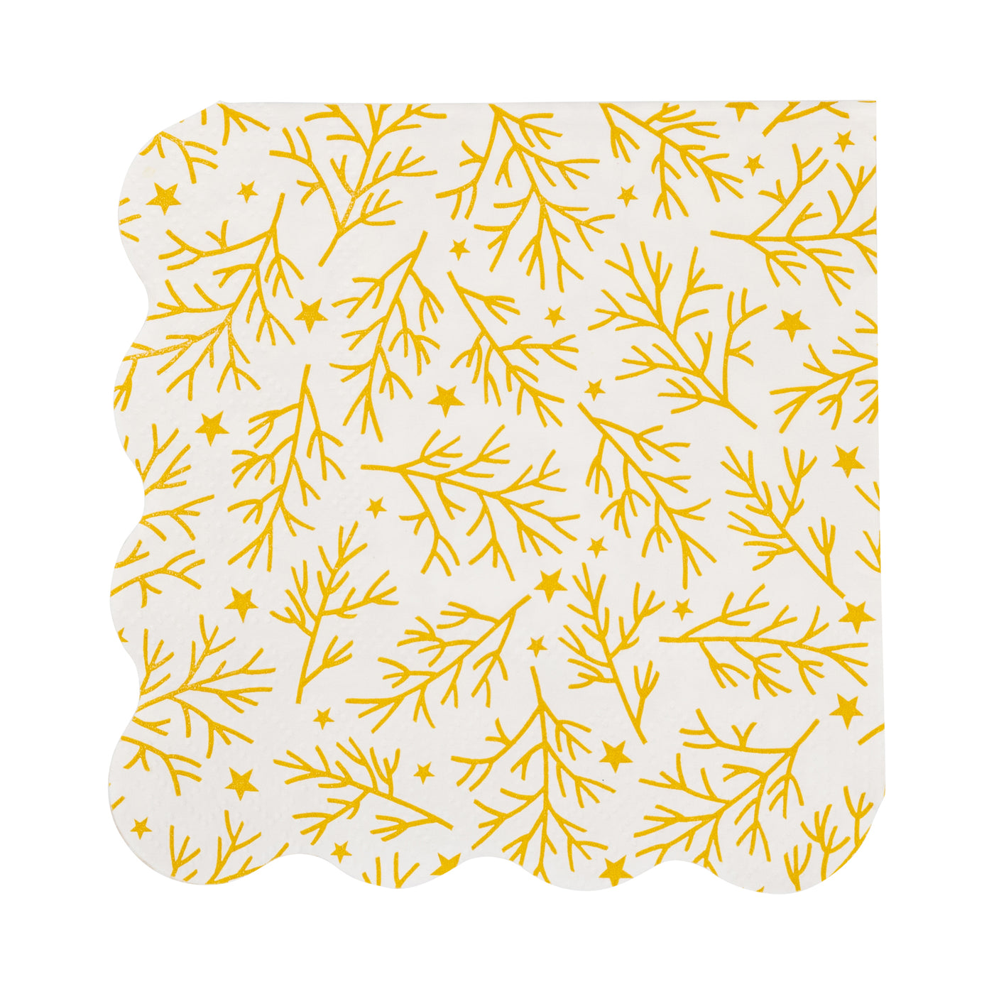 PLNP1767 - Foiled Sprigs and Foliage Cocktail Napkin