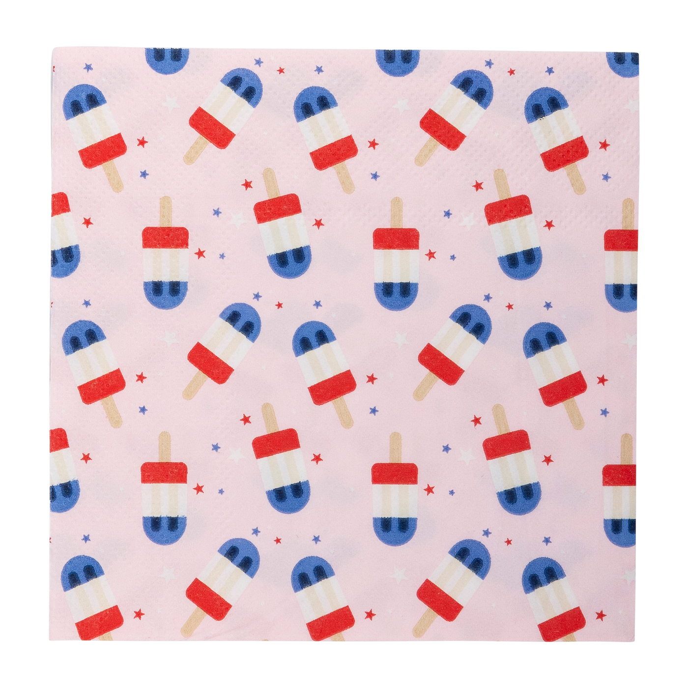 PLNP383 - Popsicles Pattern Paper Cocktail Napkin