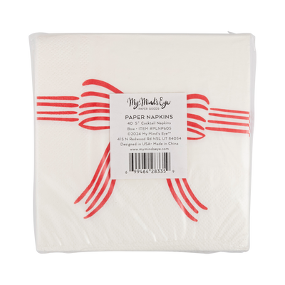 PLNP605 - Bow Cocktail Napkin