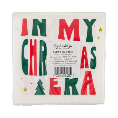 PLNP615 - Christmas Era Cocktail Napkin