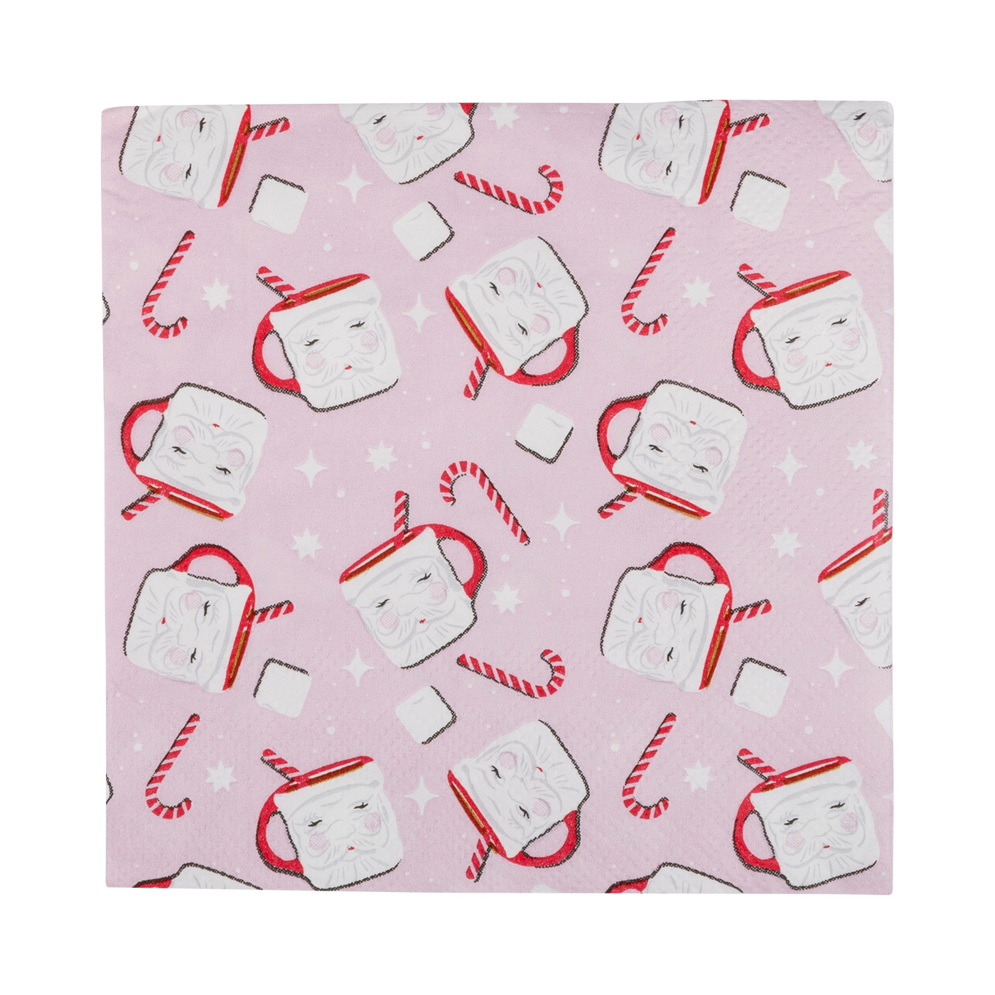 PLNP628 - Santa Mug Cocktail Napkin