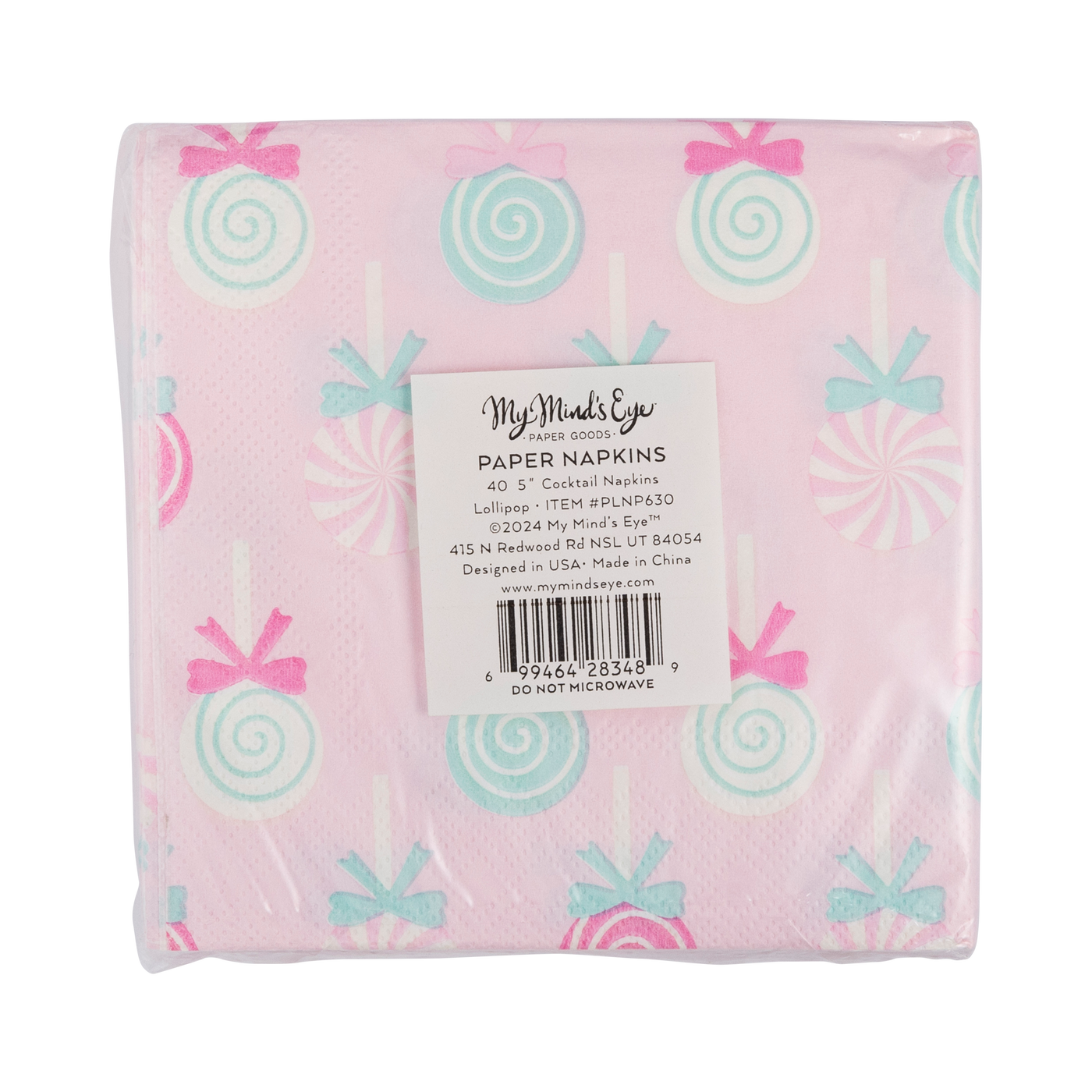 PLNP630 - Lollipop Cocktail Napkin