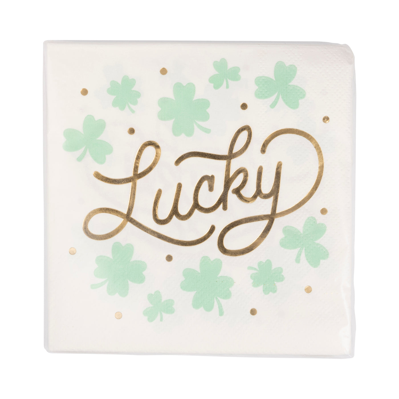 PLNP815 - Foiled Lucky Cocktail Napkin