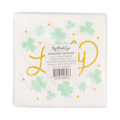 PLNP815 - Foiled Lucky Cocktail Napkin