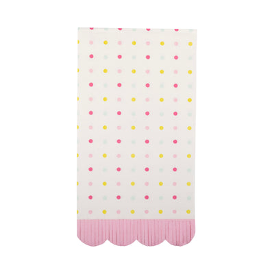 PLNP880 - Spring Dots Scallop Guest Napkin