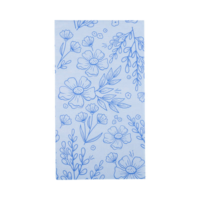 PLNP935 - Blue Floral Guest Napkin