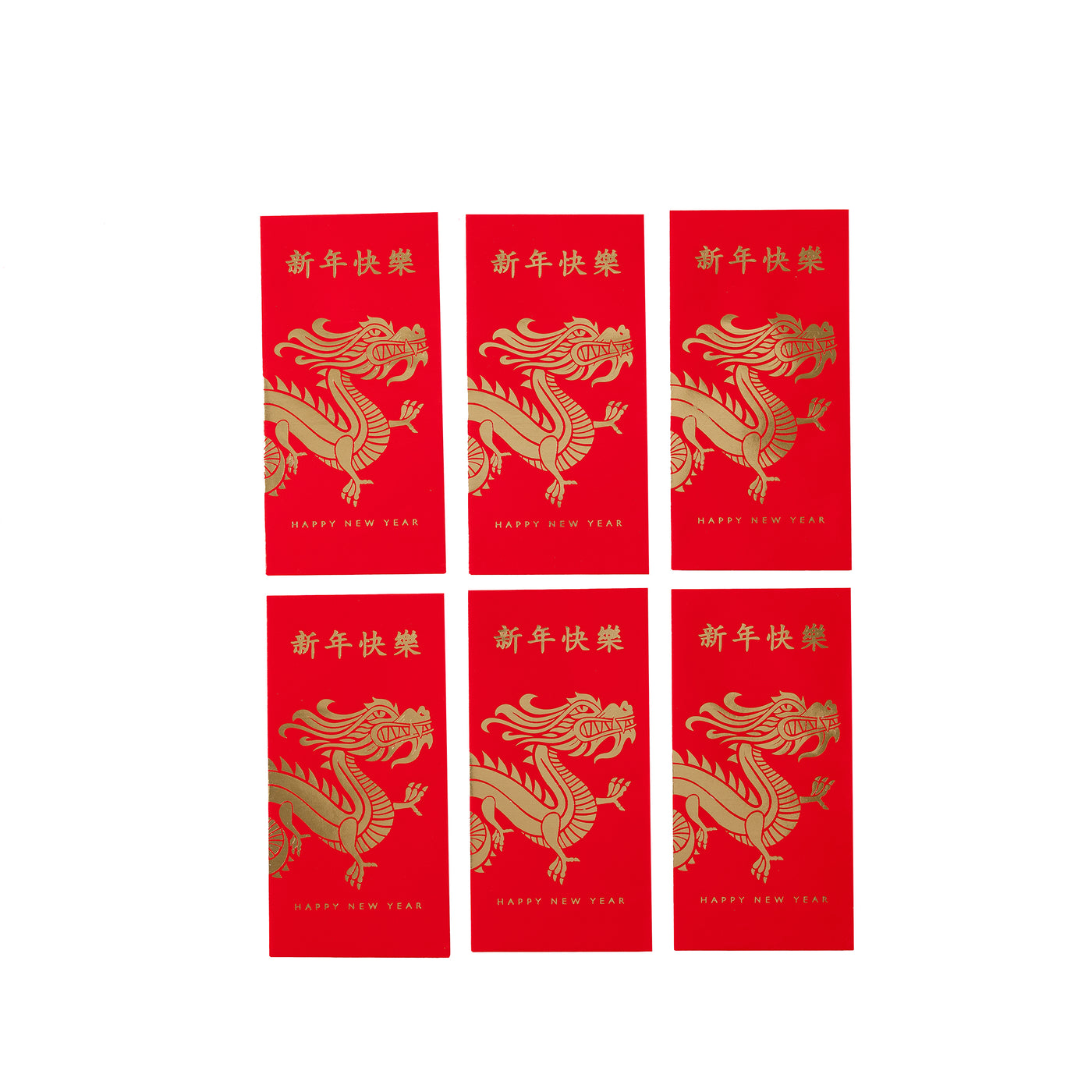 PLNY114 - Lunar New Year Dragon Red Envelopes