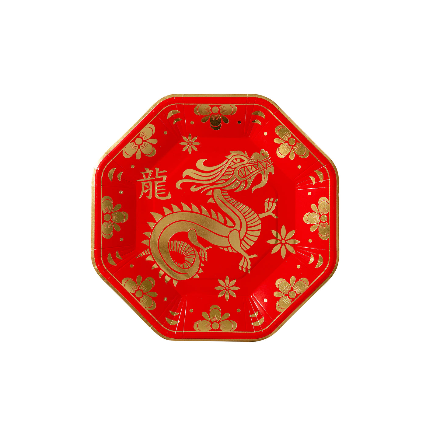 PLNY192 - Lunar New Year Year of the Dragon Paper Plate