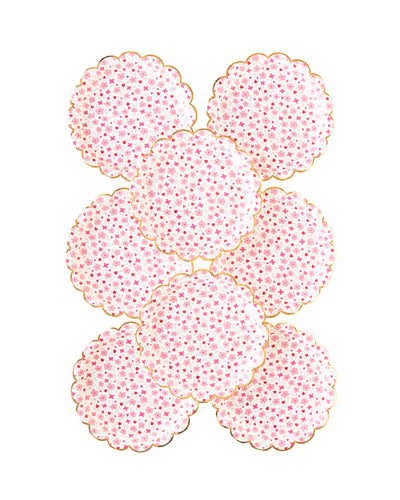 PLPL107 - Flower Fields Paper Plate