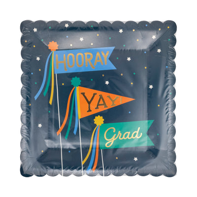 PLPL1094 - Hooray Grad Paper Plate