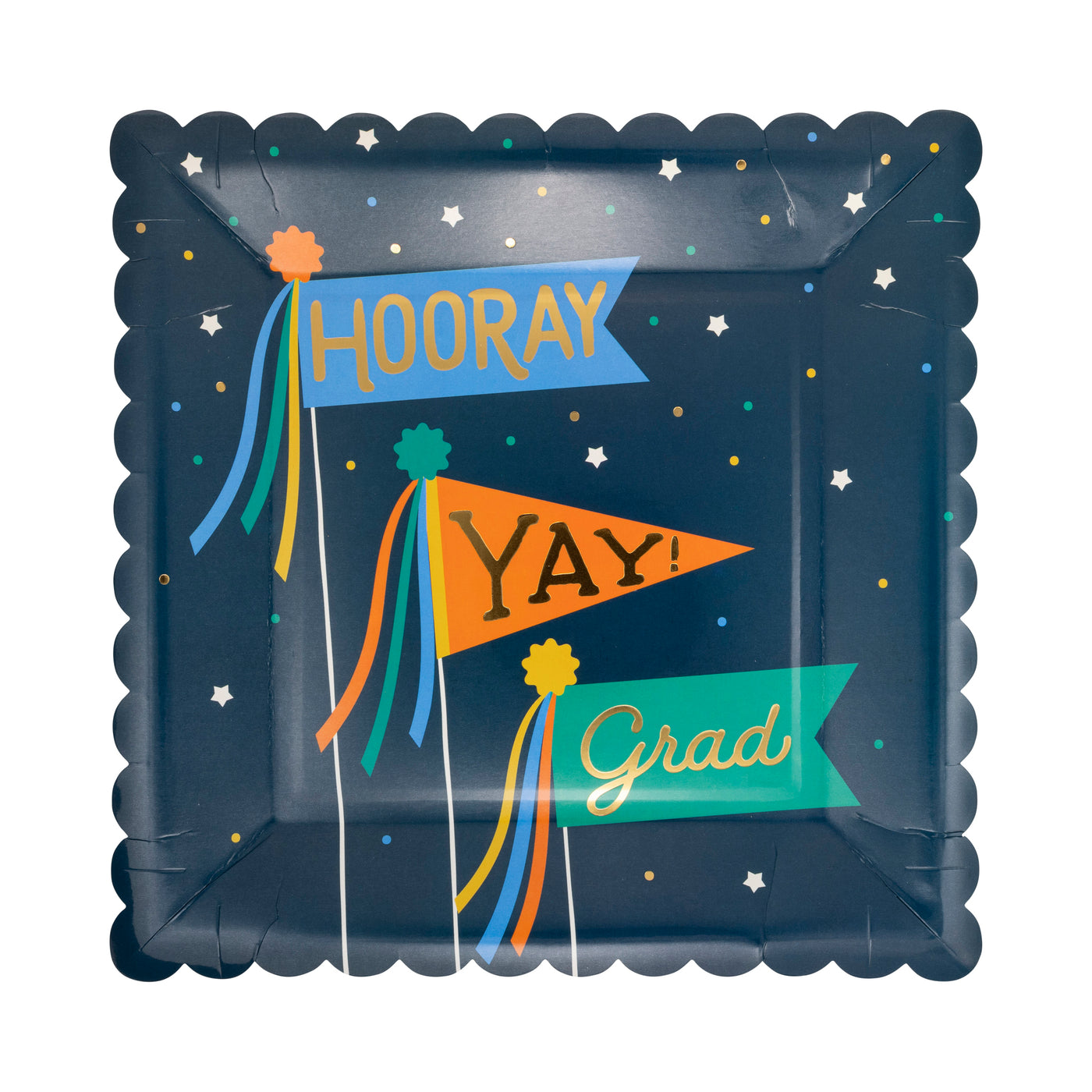 PLPL1094 - Hooray Grad Paper Plate
