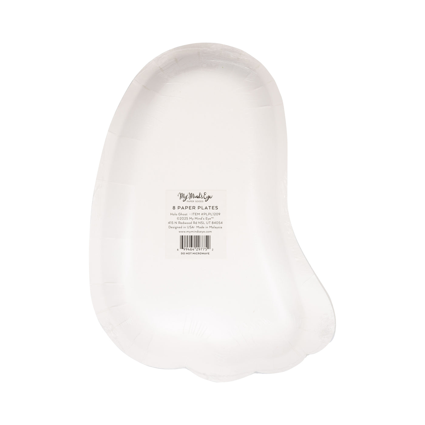 PLPL1209 - Holographic Ghost Shaped Plate