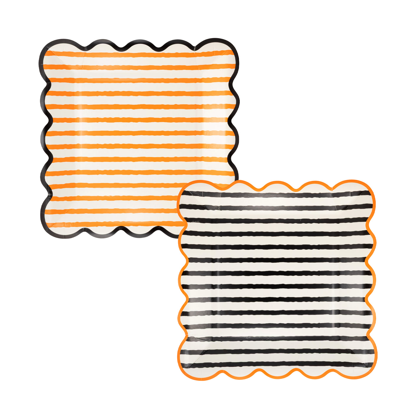 PLPL1247 - Halloween Stripe Plate Set