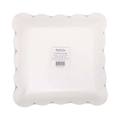 PLPL1681 - Gold Bows Paper Plate