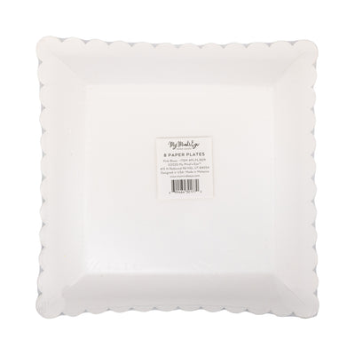 PLPL1829 - Pink Multi Bows Paper Plate