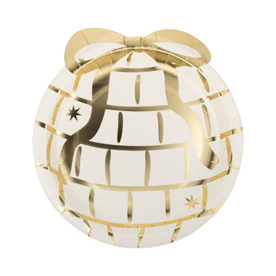 PLPL1843 - Disco Ball with Bow Shaped Plate