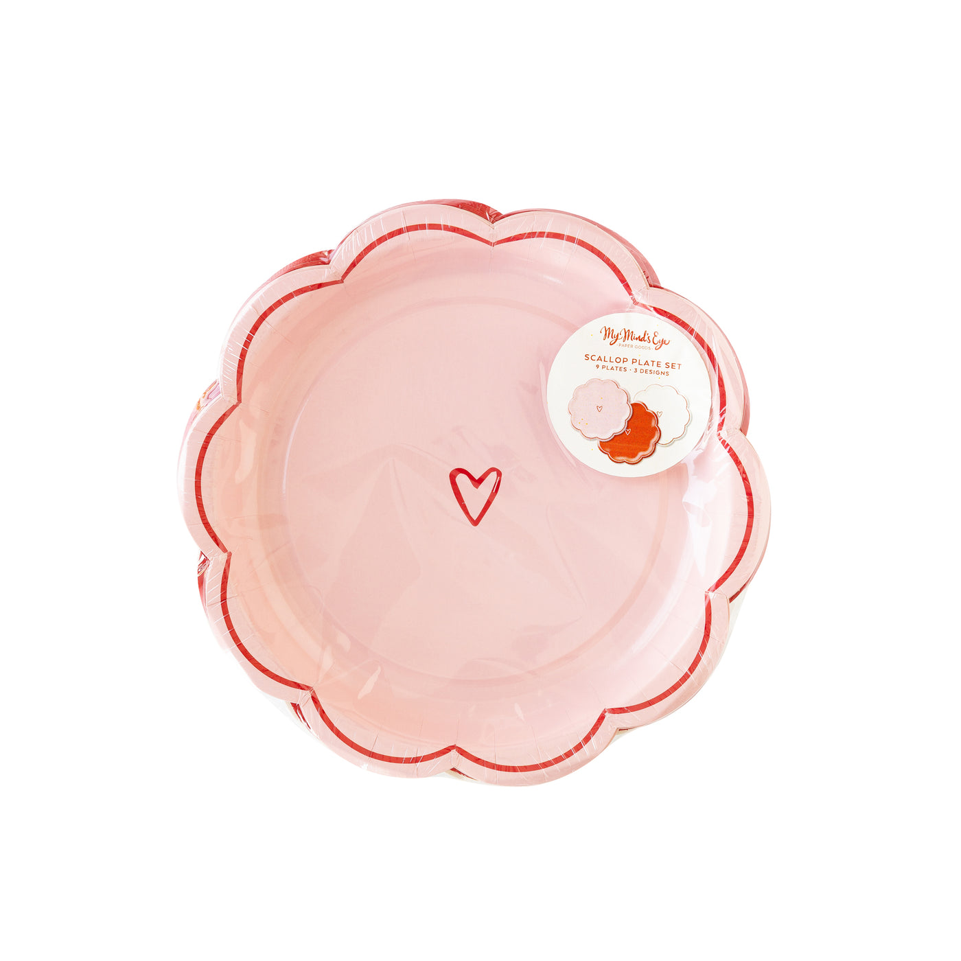 PLPL194 - Sweet Heart Scallop Dessert Plate