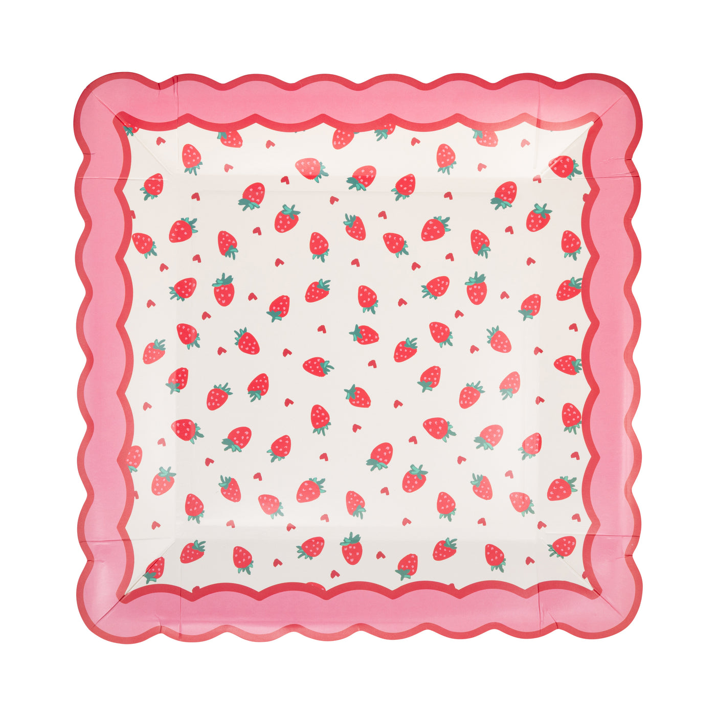 PLPL1952 - Strawberry Pattern Paper Plate (8ct) – My Minds Eye Paper ...