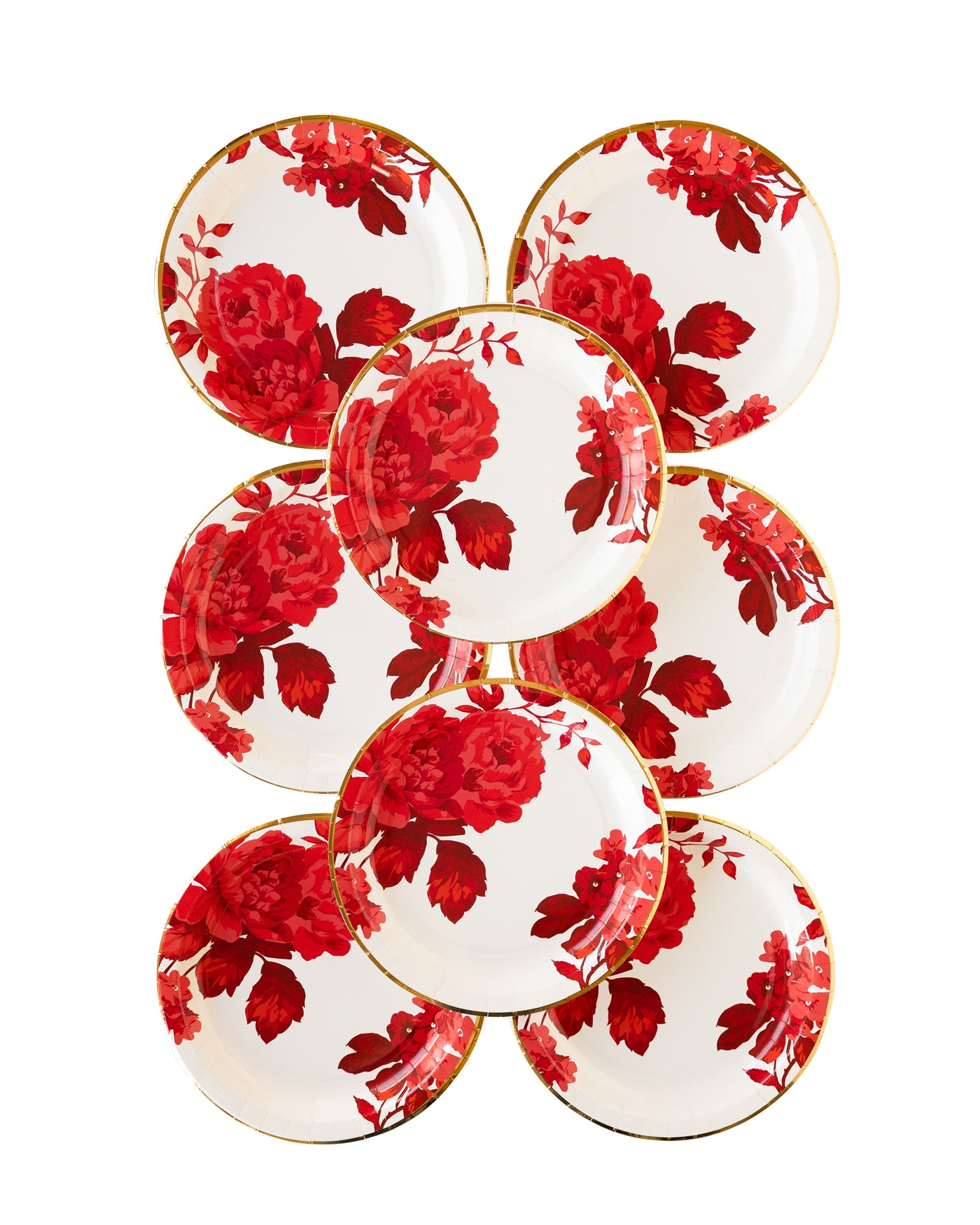 PLPL211 - Floral Paper Plate