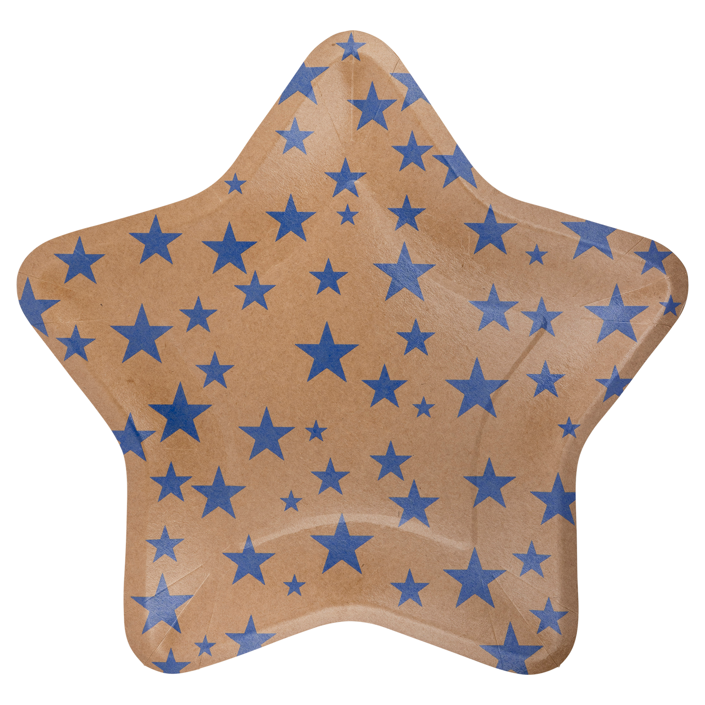 PLPL355 - Kraft Star Shaped Paper Plate Set