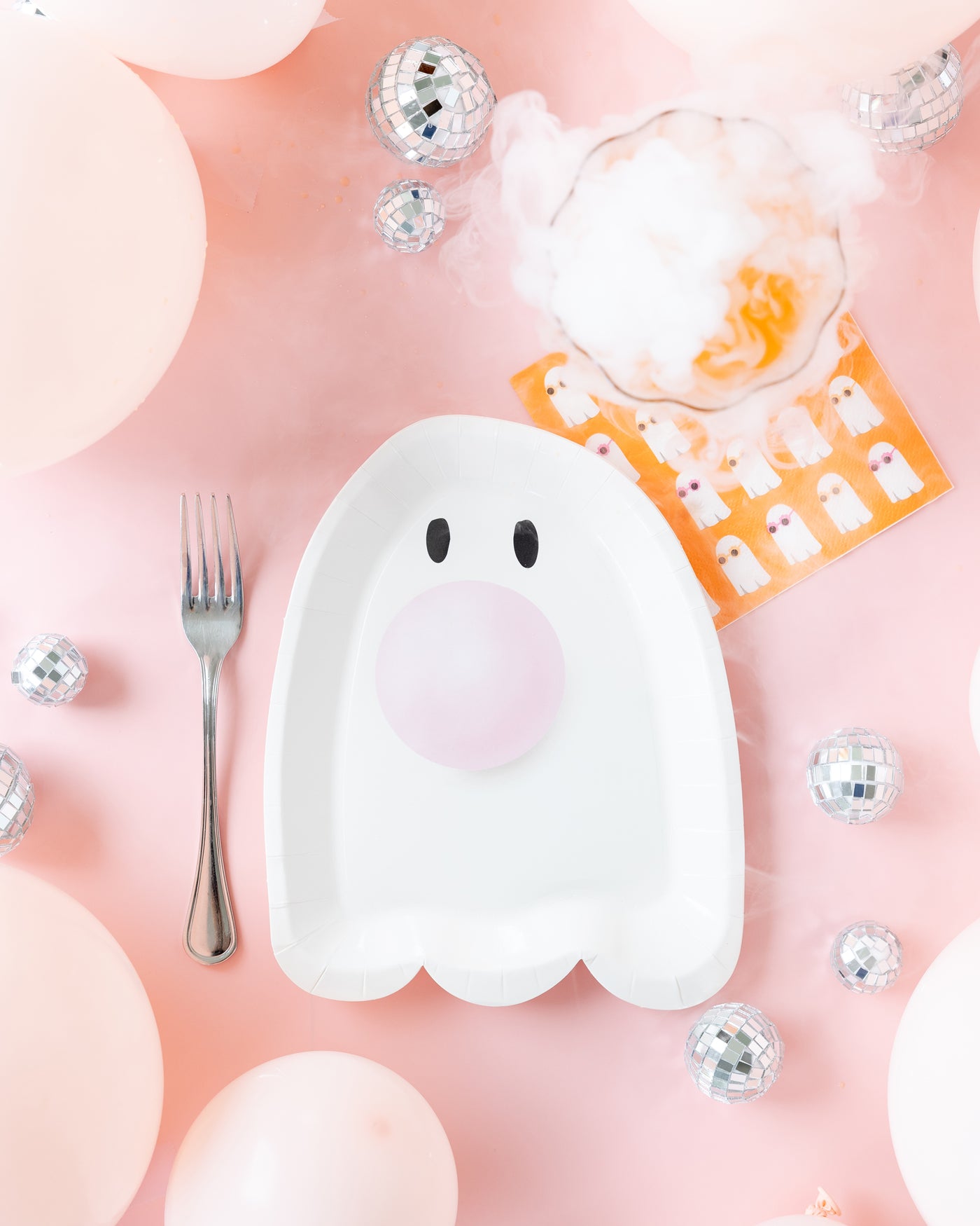 PLPL438 - Bubblegum Ghost Shaped Plate