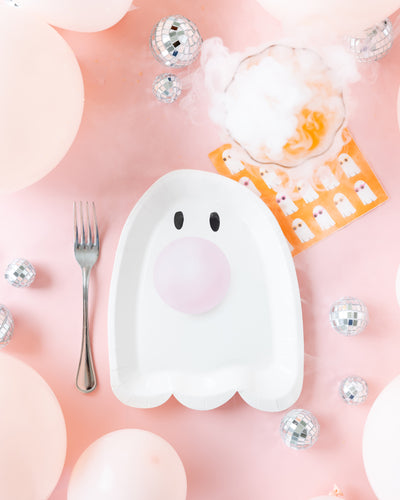 PLPL438 - Bubblegum Ghost Shaped Plate