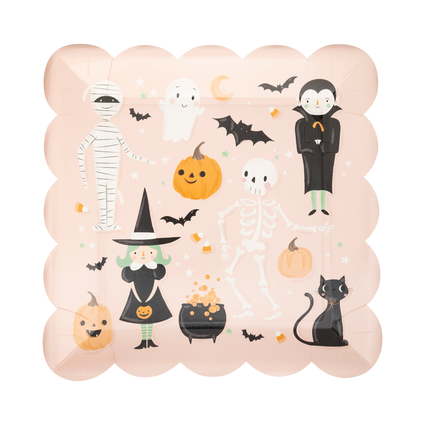 PLPL480 - Halloween Characters Plate