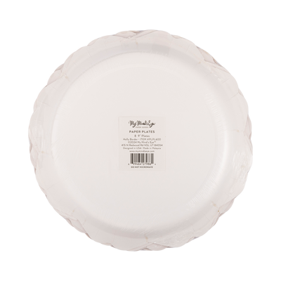 PLPL600 - Holly Ivy Shaped Plate