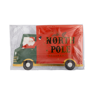 PLPL609 - Christmas Truck Shaped Plate