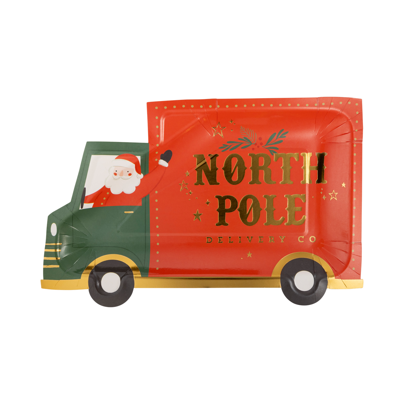 PLPL609 - Christmas Truck Shaped Plate