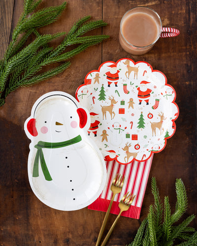 PLPL613 - Santa Icons Plate