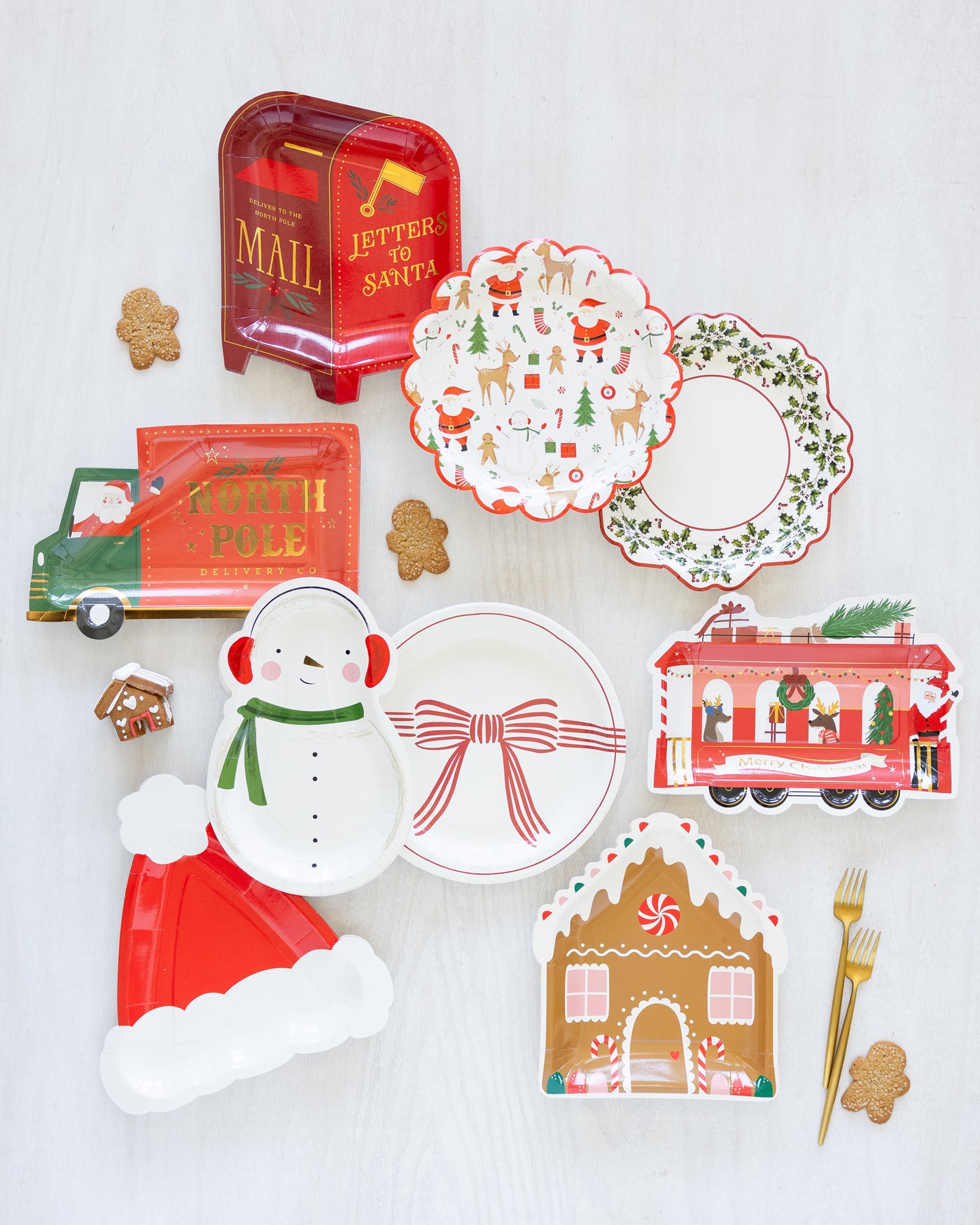 PLPL613 - Santa Icons Plate