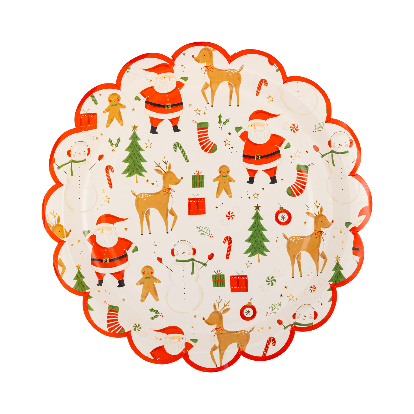 PLPL613 - Santa Icons Plate