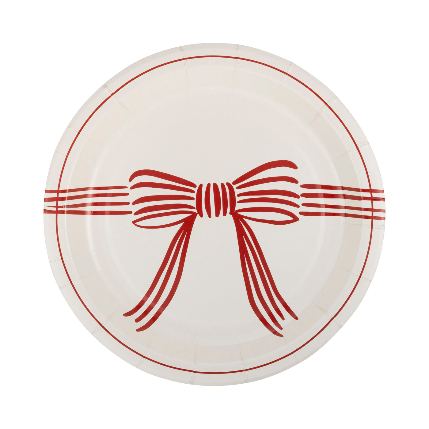 PLPL622 - Red Bow Plate