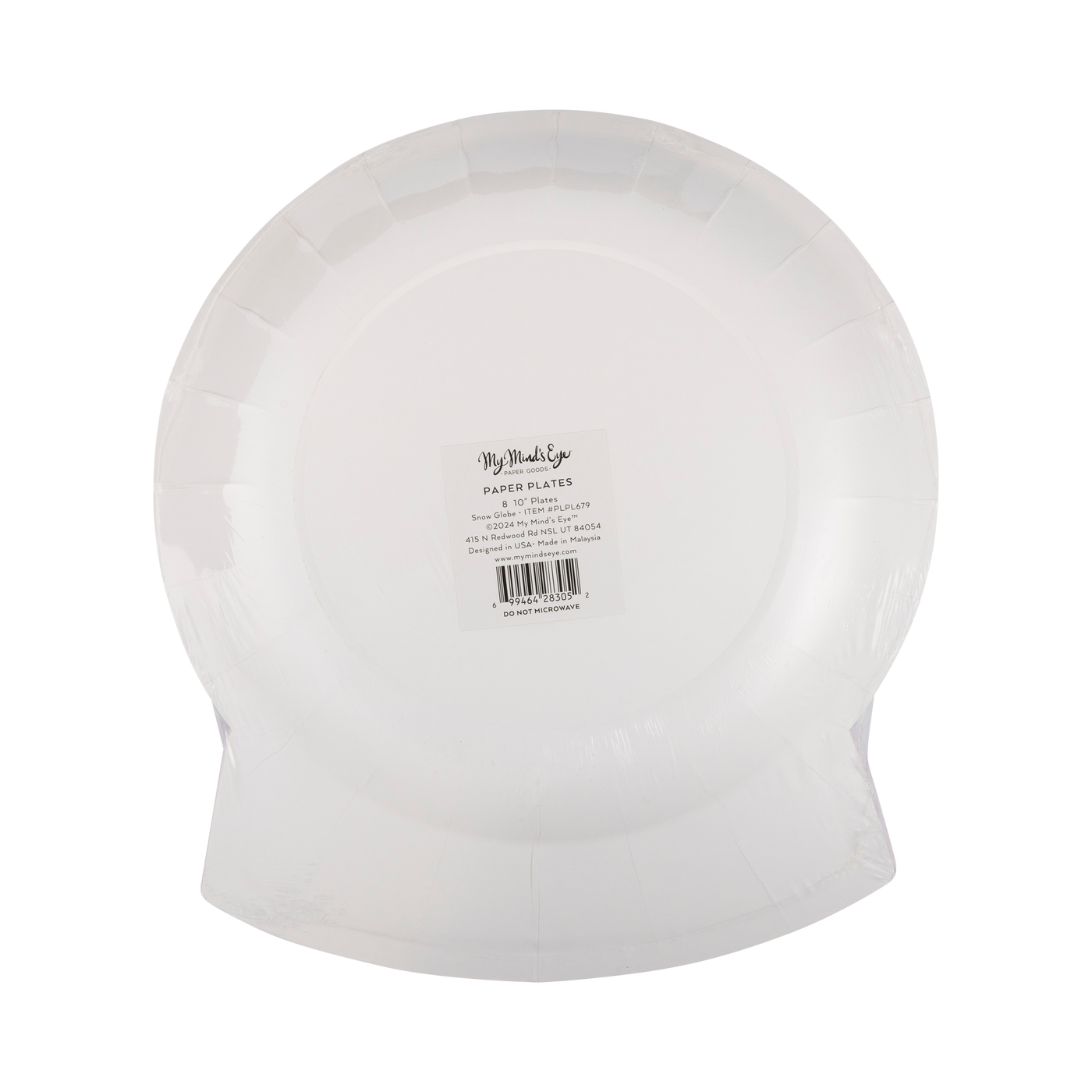 PLPL679 - Snow Globe Shaped Plate