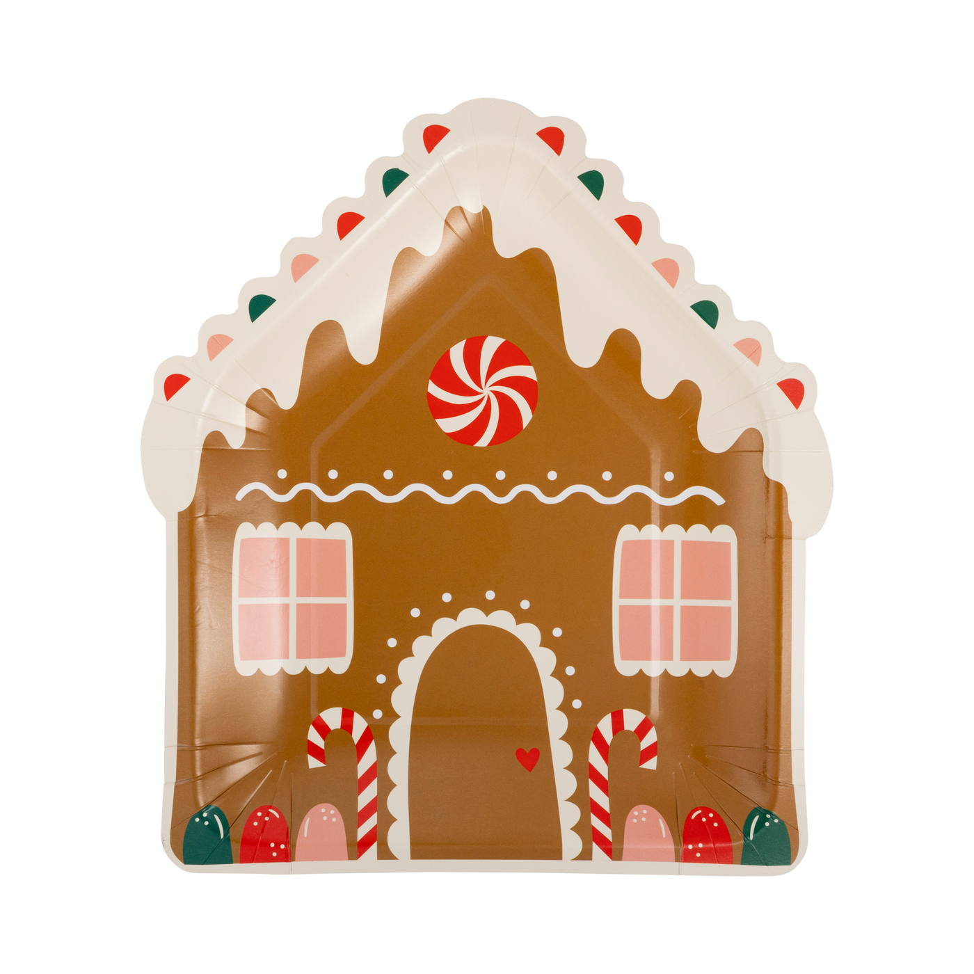 PLPL690 - Gingerbread House Shaped Plate