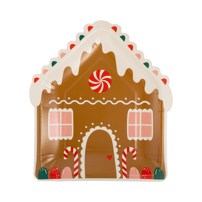 PLPL690 - Gingerbread House Shaped Plate