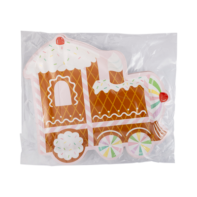 PLPL693 - Gingerbread Train Shaped Plate