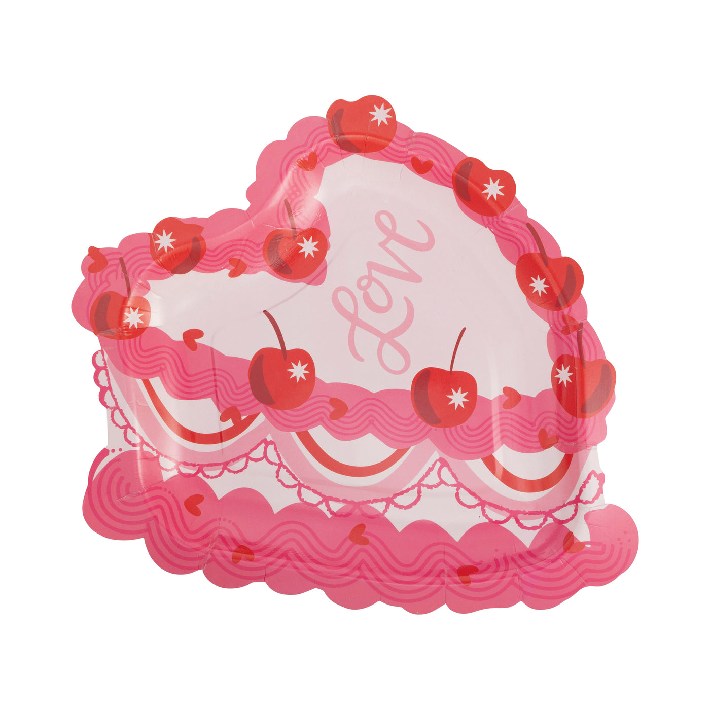 PLPL705 - Love Heart Cake Shaped Plate