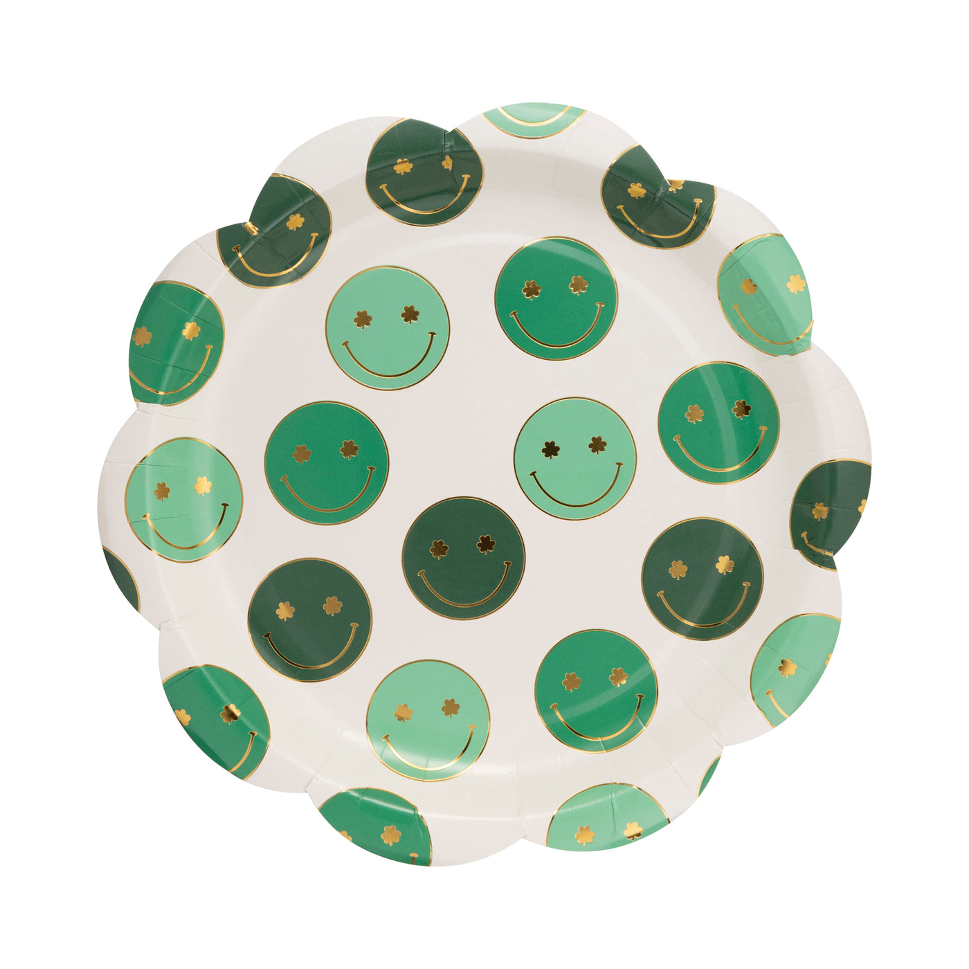 PLPL839 - Smiley Scatter Paper Plate