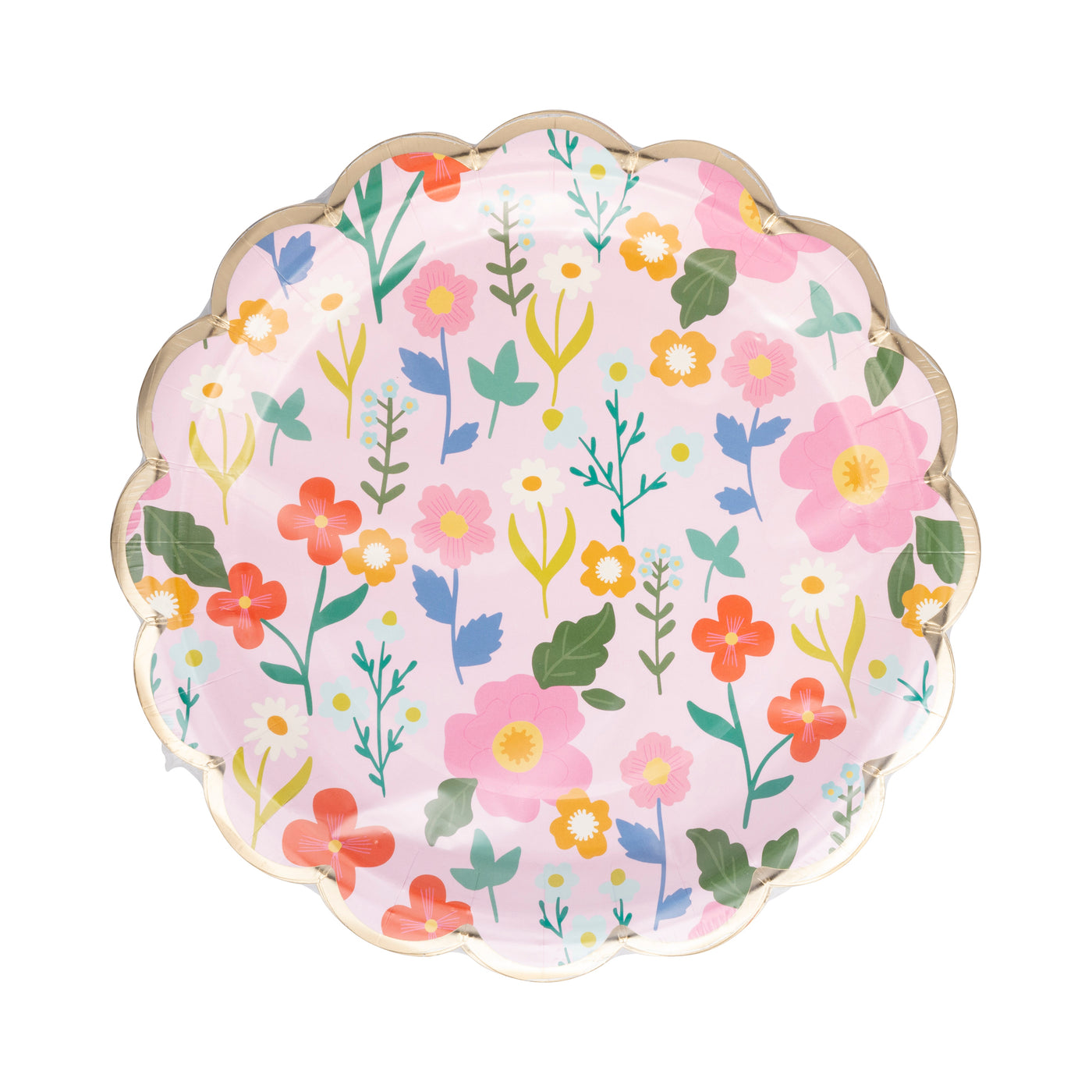 PLPL860 - Flower Fields Paper Plate