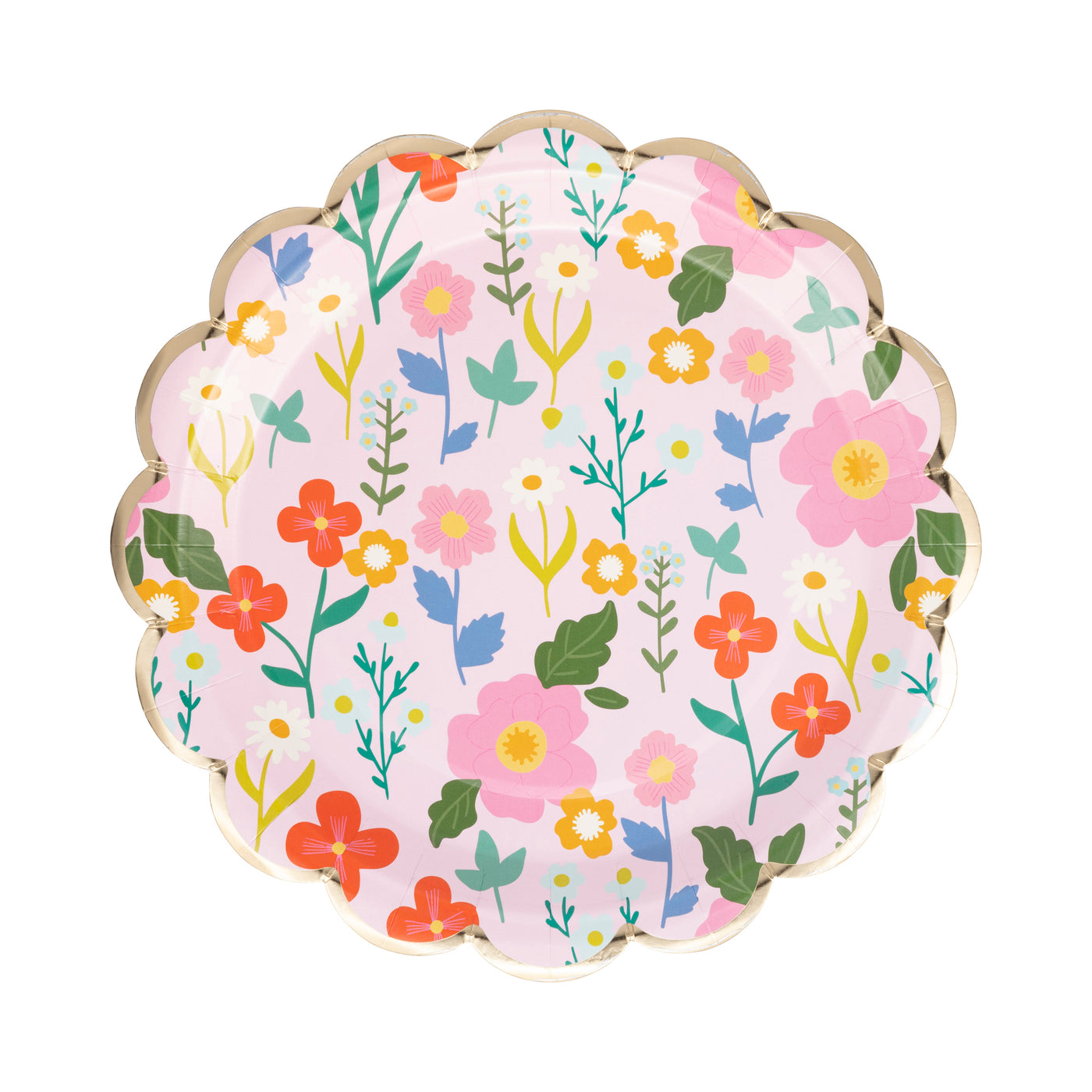 PLPL860 - Flower Fields Paper Plate