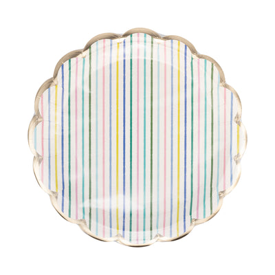 PLPL868 - Spring Stripe Paper Plate