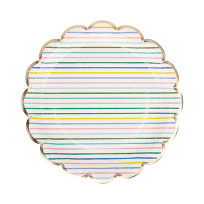 PLPL868 - Spring Stripe Paper Plate