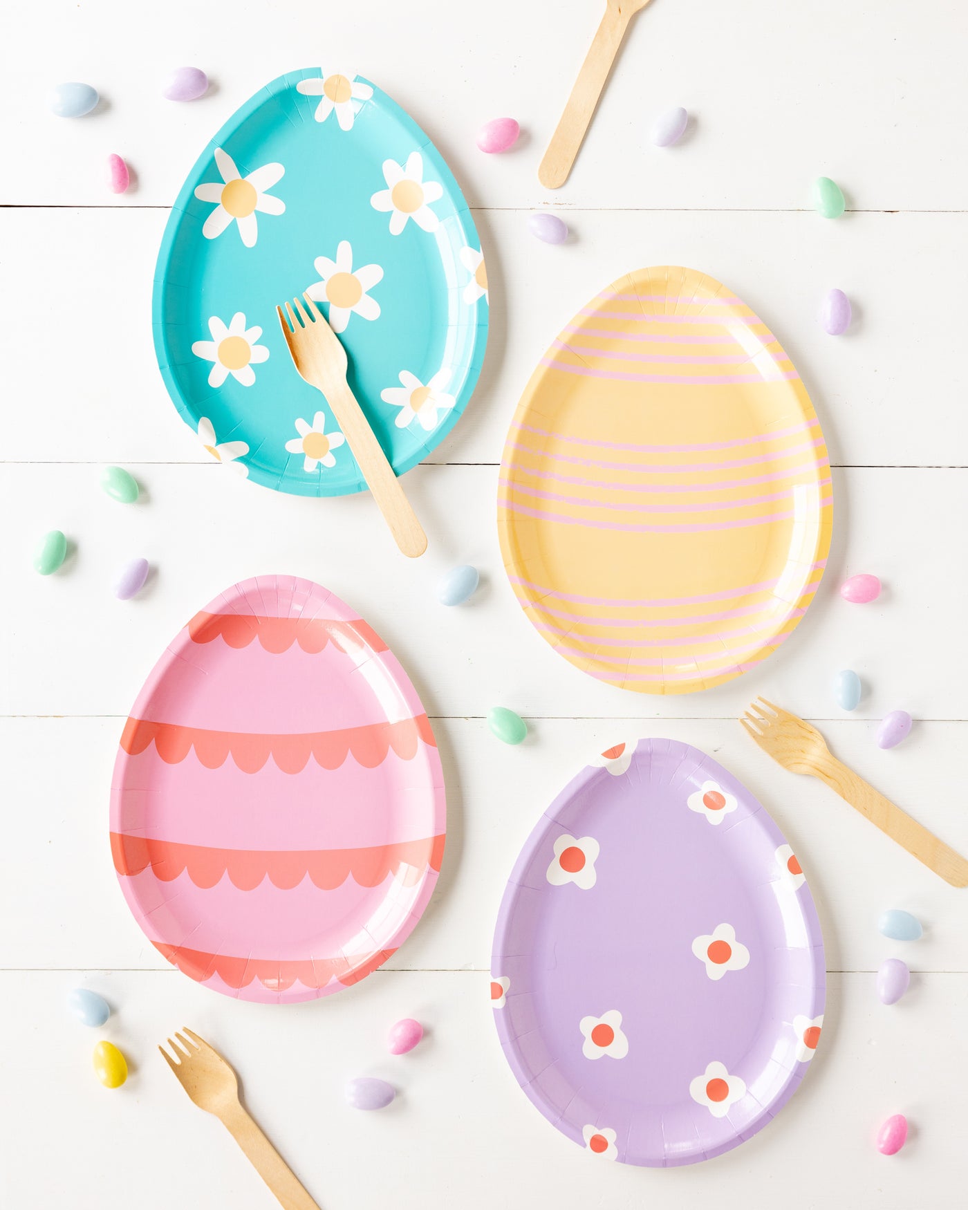 PLPL879 - Easter Egg Paper Plate Set