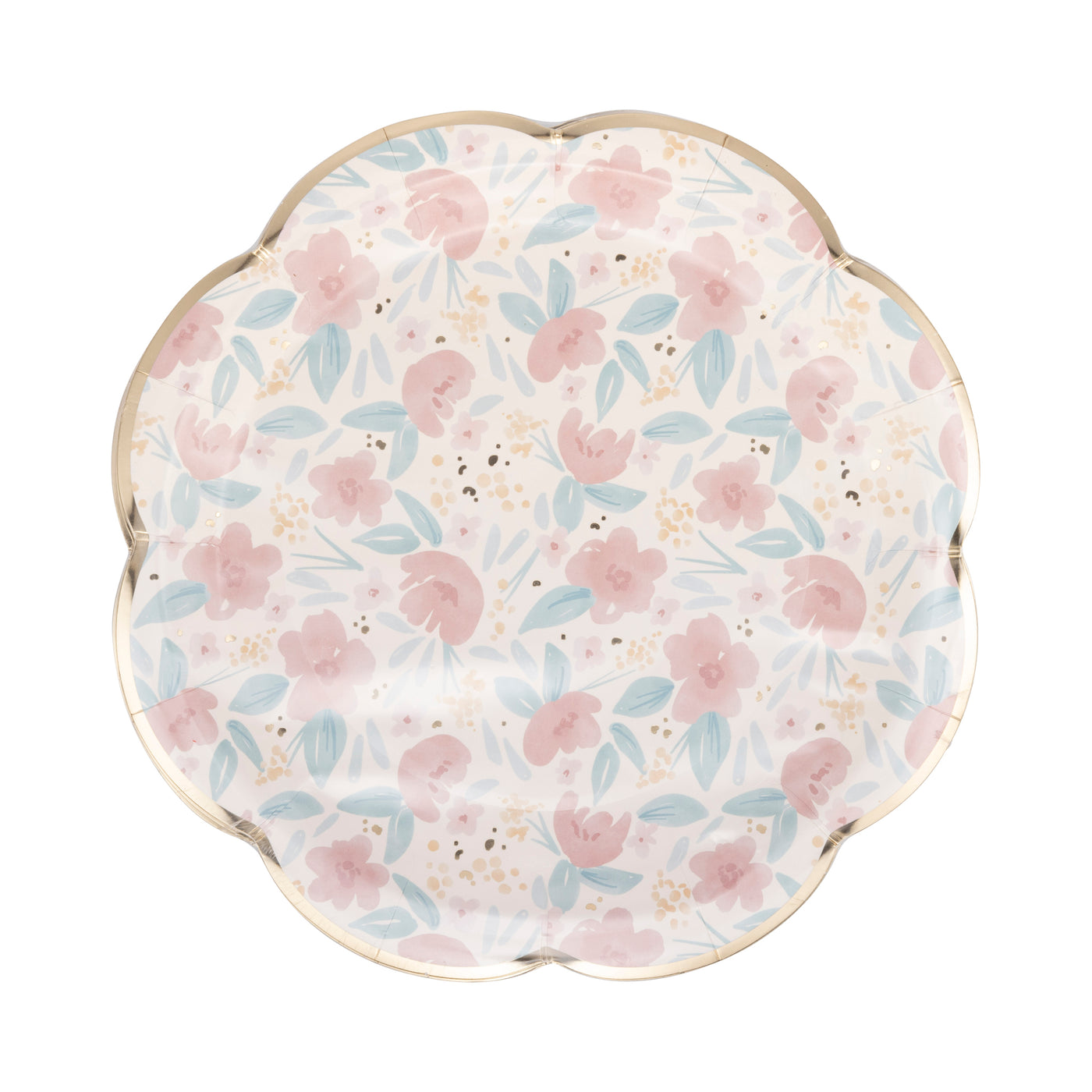 PLPL881 - Watercolor Floral Paper Plate